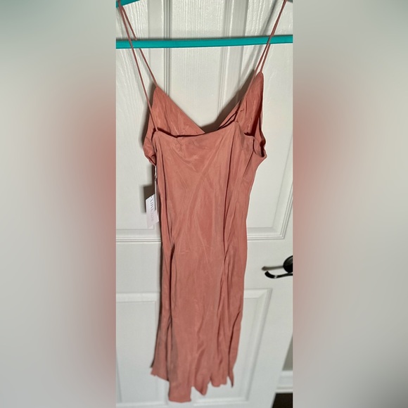 ‼️RARE‼️🎸ANINE BING🎸🔥NWT🔥BAY DRESS in DUSTY PINK— S - Picture 12 of 15